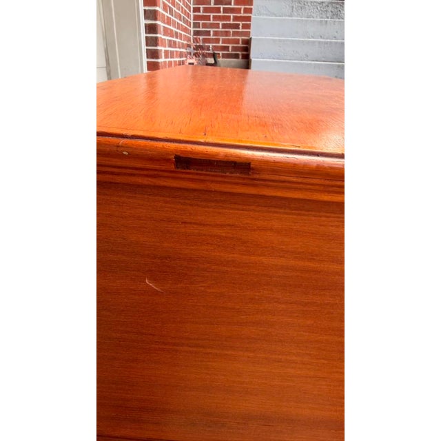 Early 19th Century Antique Pennsylvania Two-Drawer Dower Chest, Lancaster County, Dated 1856 - "Elmina Stauffer" For Sale - Image 5 of 18