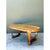 Wood Vintage Art Deco Scalloped Edge Burl Wood Center Hall Table For Sale - Image 7 of 14