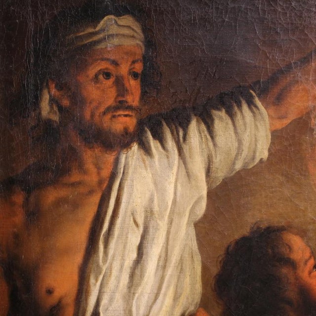 Flemish Artist, Salome with the Head of St. John the Baptist, 1820, Oil on Canvas For Sale - Image 14 of 16