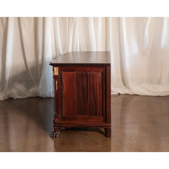 Antique French Mahogany Chest of Drawers For Sale - Image 4 of 13