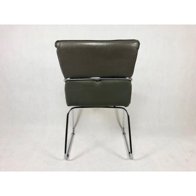 Mid-Century Tubular Steel Office Chair, 1960s, Set of 3 For Sale - Image 13 of 14