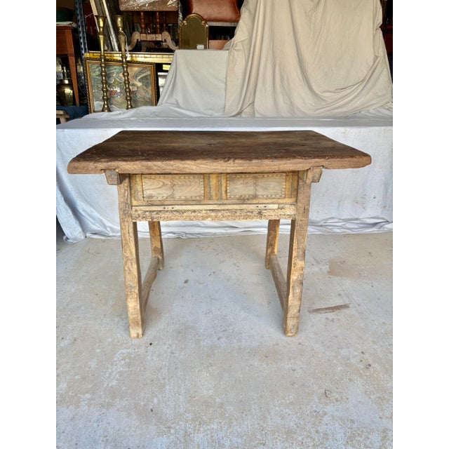 19th Century Spanish Walnut Side Table For Sale - Image 12 of 12