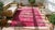 Bright Pink 1930s Bright Pink Floral Modern Antique Chinese Art Deco Rug 8' 9'' X 11' 2'' Handknotted Wool Carpet For Sale - Image 8 of 9