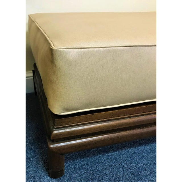 Vintage Mid Century Modern Half Cabinet With Side Platform and Cushion in the Style of Renzo Rutili For Sale - Image 10 of 13