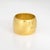 Amor Vincit Om Inscription Ring Size 6 Estate 18k Gold Wright & Teague Wide Band For Sale - Image 4 of 7