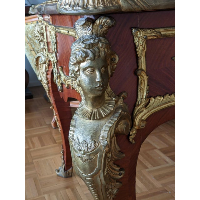 Antique Beautiful Majestic French Table 19th Century Louis XV Style For Sale - Image 11 of 18