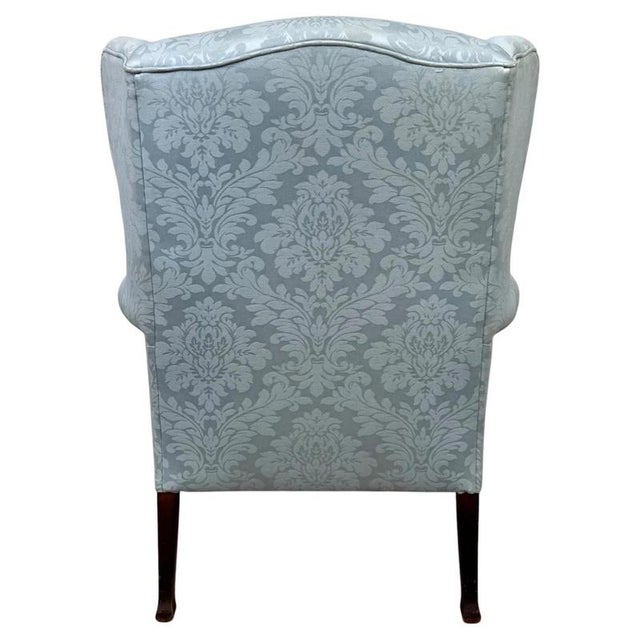 Antique Early 20th Century English Oak Wingback Armchair For Sale - Image 6 of 13
