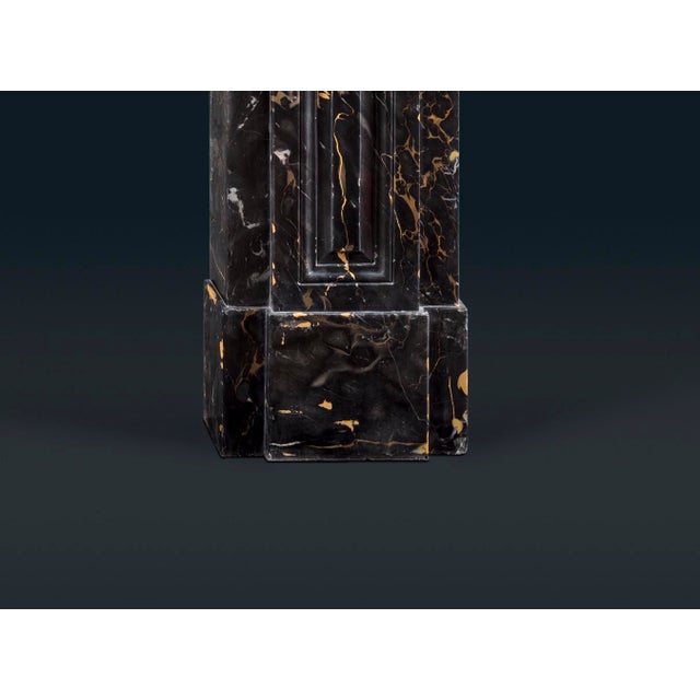 English Regency Portoro Marble Fireplace For Sale - Image 4 of 7