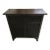 Crate & Barrel Gallery Buffet Black Sideboard Cabinet 38” Reeded Rare New in Box Sealed For Sale