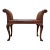 18th Century George III Mahogany Window Seat For Sale