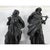 French Antique French Figural Musicians, After Peiffer — Spelter Sculptures, Former Lamps (Pair, 23”) For Sale - Image 3 of 6