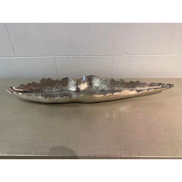 John-Richard Silver Rippled Edge Trays For Sale - Image 4 of 10