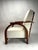Art Deco Arched Sculptural Wooden Armchair, Italy, 1930s For Sale - Image 4 of 14