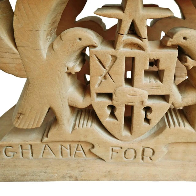 Vintage Freedom & Justice Asante Chief Stool For Sale - Image 4 of 4