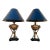 Vintage Ram Goat Table Lamps- Pair For Sale