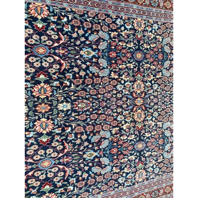 1980s Vintage Turkish Hereke Rug For Sale - Image 5 of 14