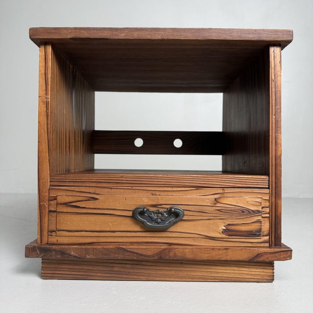 A charming Japanese cabinet from the 1960s with a clean, functional design. Dimensions: height 31 cm, width 32 cm, depth...