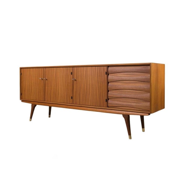 Scandinavian Mid-Century Modern Sideboard in Teak by Sven Andersen, 1950s For Sale - Image 17 of 17