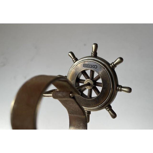 Vintage Watch Stand with Nautical Theme from Seiko, 1991 For Sale - Image 9 of 11