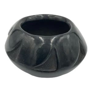 Native American Pottery Bowl by Barbara Martinez, Santa Clara Pottery