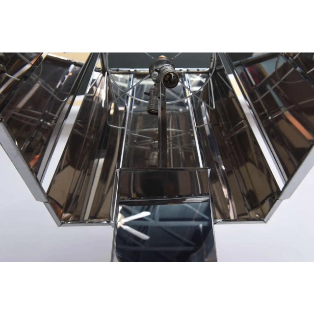 Metal 1970s Sculptural Chrome Table Lamp by Curtis Jere, Signed For Sale - Image 7 of 8