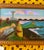 Early 20th Century Antique Brazilian Butterfly Wing Tray, Christ the Redeemer Scenic Artwork For Sale - Image 5 of 6
