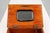 Brown Art Deco French Sewing Box with Yellow Top, 1900s For Sale - Image 8 of 11
