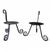 Spanish Revival Vintage Forged Wrought Iron Candle Stand Holders- A Pair For Sale - Image 3 of 12