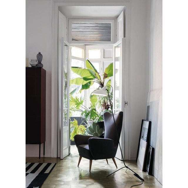 Black Yellow and Black VV Cinquanta Floor Lamp by Vittoriano Viganò for Astep For Sale - Image 8 of 15