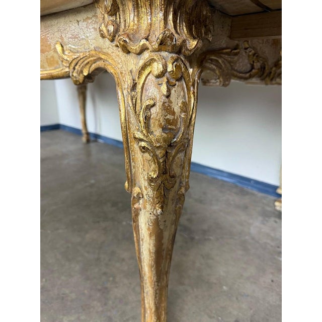 French Provincial Style Dining Table C. 1930's For Sale - Image 11 of 12