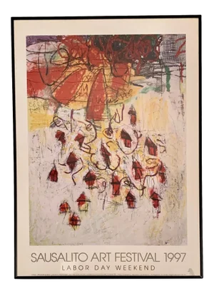 1997 Sausalito Art Festival Framed Poster
