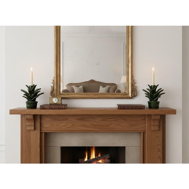 Emerald Contemporary Moroccan Hand-Glazed Ceramic Succulent Taper Holders – Pair For Sale - Image 8 of 12