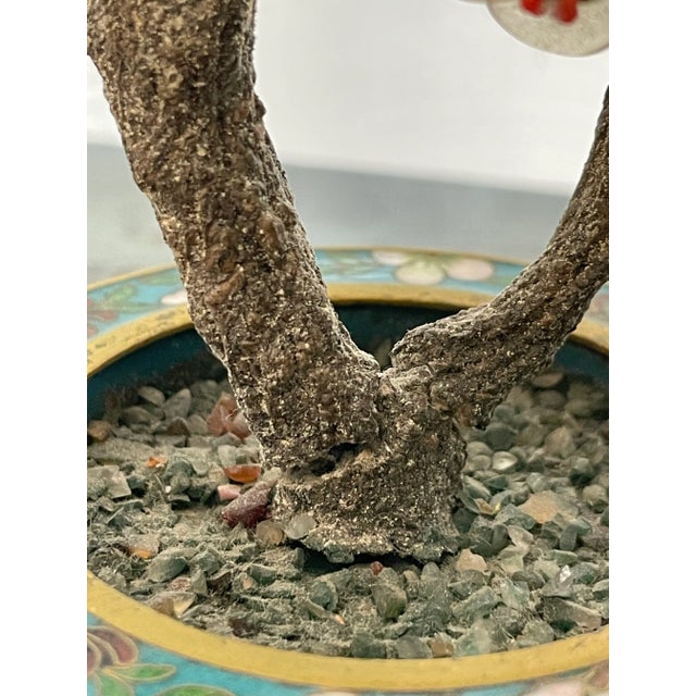 Vintage Miniature Chinese Hard Stone Bonsai Tree For Sale - Image 12 of 12