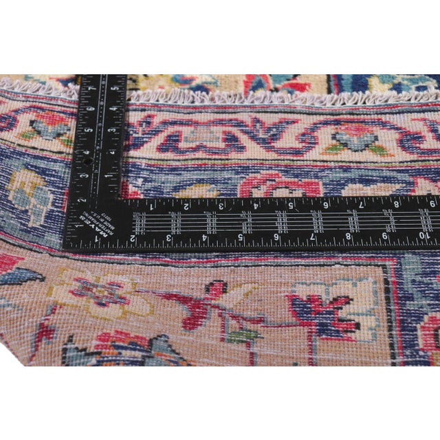 Vintage Persian Isfahan Rug - 09'10 X 13'00 For Sale In Dallas - Image 6 of 9