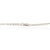 White 14k Solid White Gold Cluster Diamonds Bar Chain Necklace For Sale - Image 8 of 16