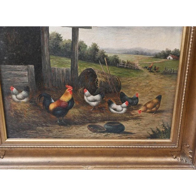 Edgar Hunt, Farm Yard, 1980s, Oil For Sale - Image 6 of 9