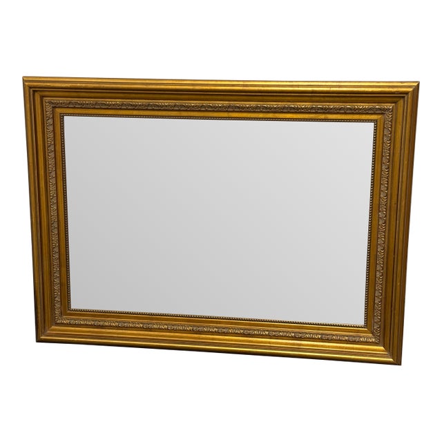 Windsor Art & Mirror Company Custom Antique Gold Finish Wall Mirror, Circa 2000 For Sale