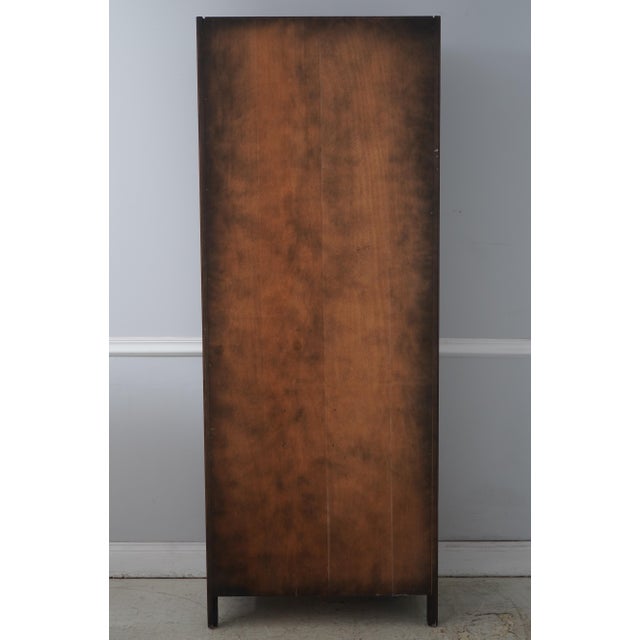 Knob Creek Walnut Finish Mahogany Open Bookcase For Sale - Image 14 of 15