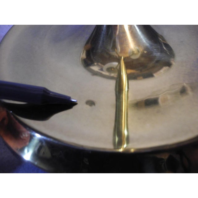 Metal Mid-Century Modern Brass Sputnik Spherical Table Lamp, 1960s For Sale - Image 7 of 18