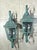 1980s Pair of Vintage Solid Brass Outdoor Wall Lanterns - 22”h X 7”.5 W X 7”.5 D For Sale - Image 5 of 15