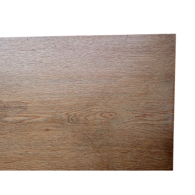 Tan Vintage Oak Rolltop Writing Desk with Tambour Door, Germany, 1950s For Sale - Image 8 of 11