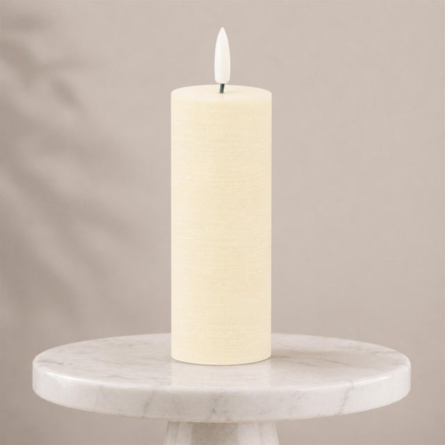 Add a soft, ambient glow to your space with the FIA Wick Ivory Pillar Candles. Featuring FIA Wick technology, these...