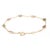 Not Yet Made - Made To Order Multi Tourmaline Station Chain Bracelet Handcrafted in 18k Yellow Gold For Sale - Image 5 of 12