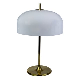 Table Lamp in Brass and Acrylic Glass from Wila, Germany, 1970s For Sale