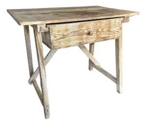 Late 19th Century Spanish Baroque Pine Side Table