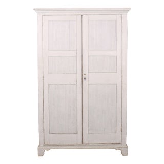 19th Century Scandinavian Linen Cupboard For Sale