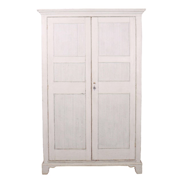 19th Century Scandinavian Linen Cupboard For Sale