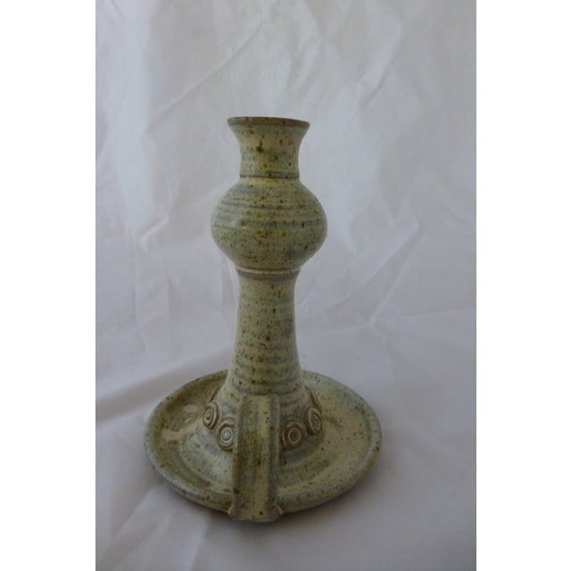 MidCentury Modern Studio Pottery Candlestick Chairish