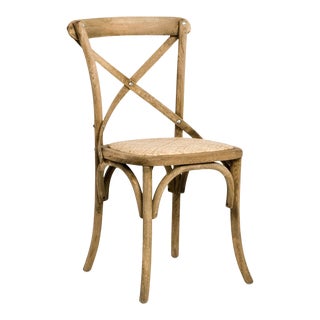 Somer Parisienne Cafe Side Chair in Beige For Sale