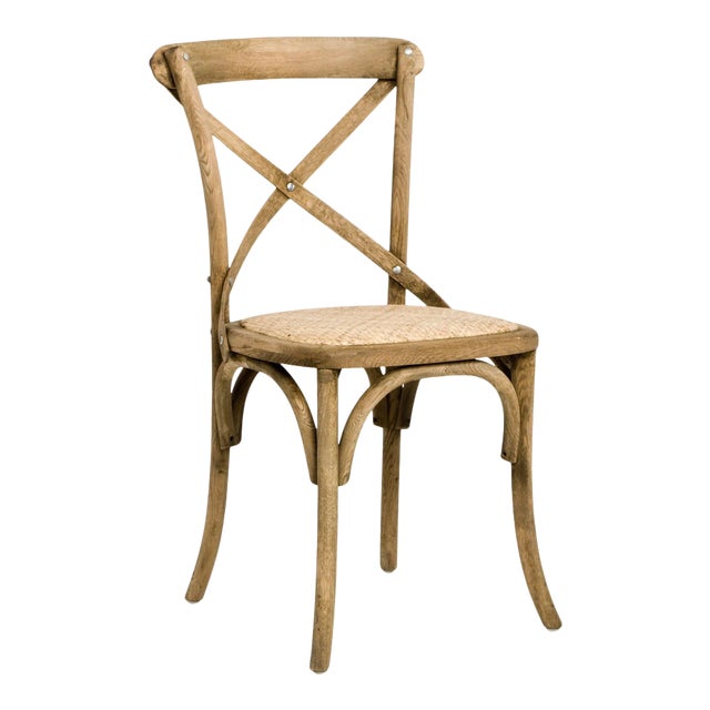 Somer Parisienne Cafe Side Chair in Beige For Sale